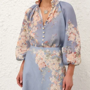 CASCADIAN BILLOW BLOUSE