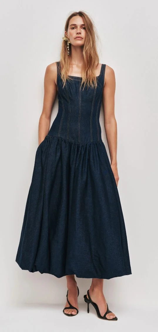 Briar Denim Midi Dress