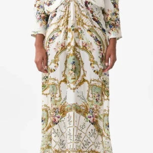 Twist Front Batwing Dress
