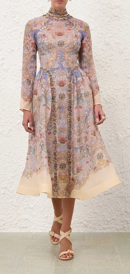 Rebellion Beaded Midi Dress