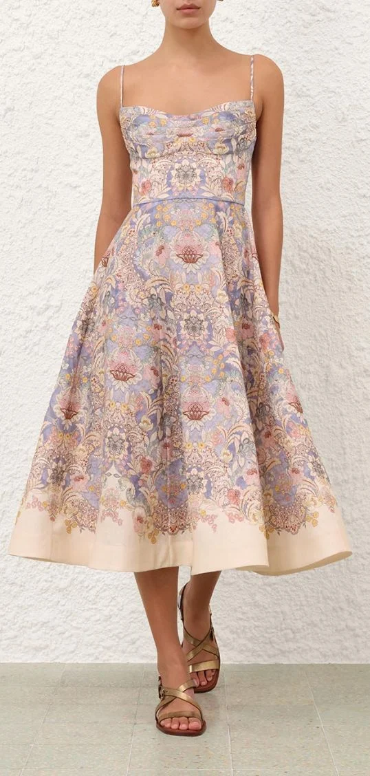 Rebellion Tuck Midi Dress